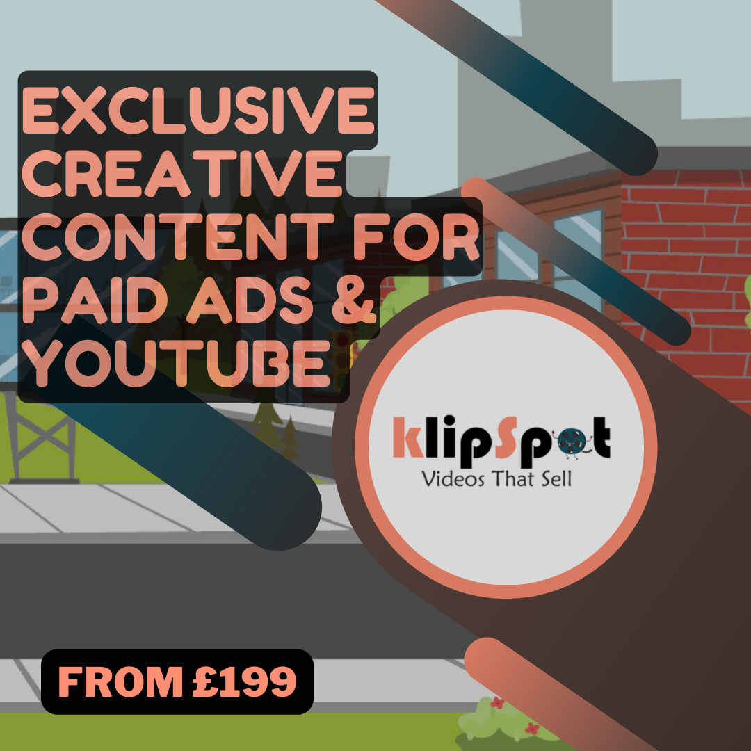 Exclusive Creative Content for Paid Ads and YouTube - From £199